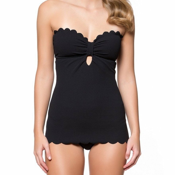 NWT JESSICA SIMPSON UNDER THE SEA SCALLOPED SWIMDRESS S - Picture 2 of 3